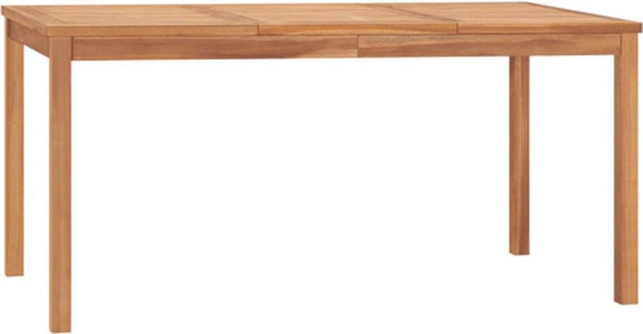 VIDAXL Eettafel 1 Bruin 160 X 80 X 77 Cm Houten Tafel