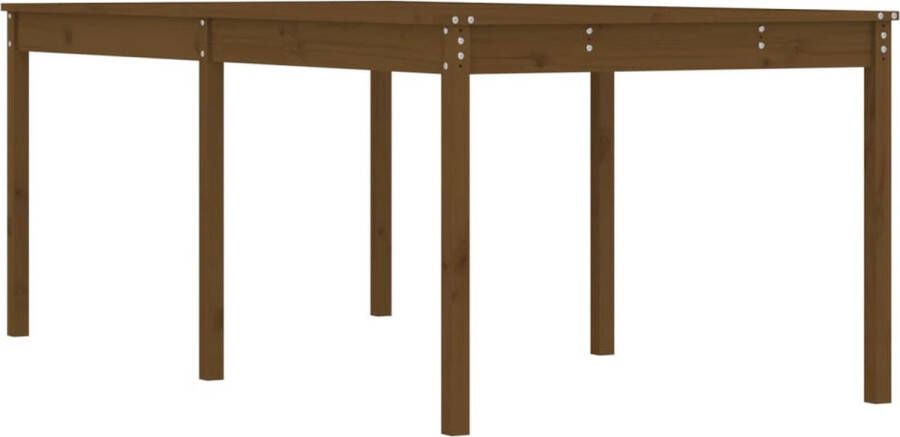 VidaXL Tuintafel 203 5x100x76 cm massief grenenhout honingbruin