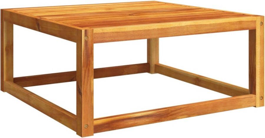VidaXL Tuintafel 65x65x29 cm massief acaciahout
