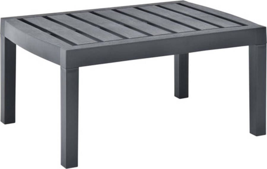 VidaXL -Tuintafel-78x55x38-cm-kunststof-antracietkleurig