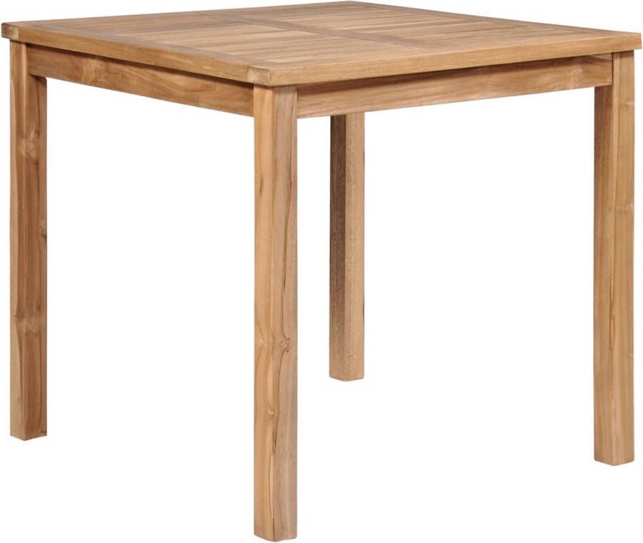 VIDAXL Eettafel 1 Bruin 80 X 80 X 77 Cm Eetkamertafel