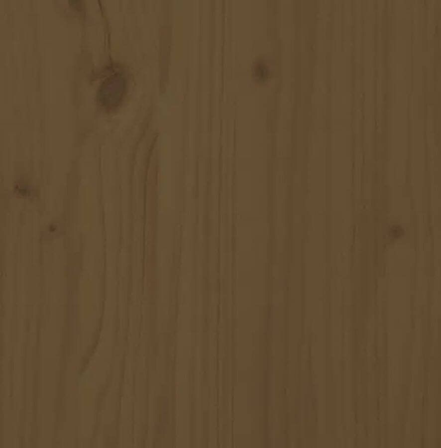 VidaXL Tuintafel 82 5x82 5x76 cm massief grenenhout honingbruin