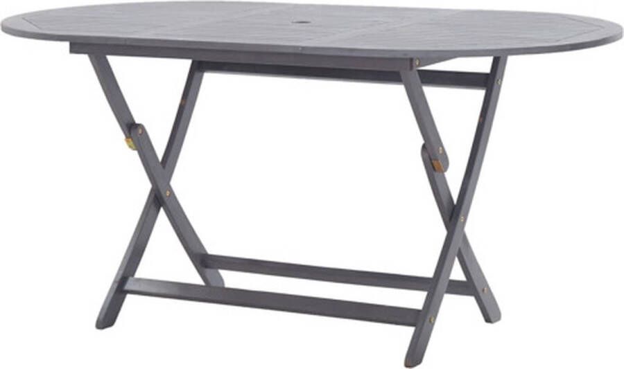 VidaXL Tuintafel inklapbaar 160x85x75 cm massief acaciahout VDXL_46332