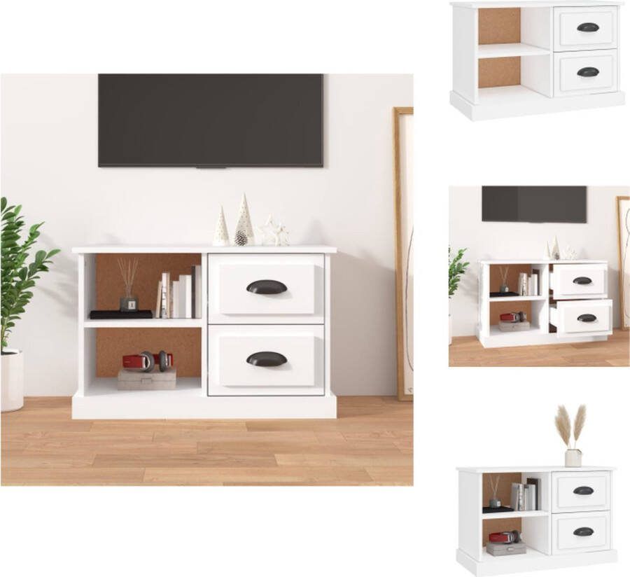 VidaXL TV-kast Trendy TV-kast 73 x 35.5 x 47.5 cm wit Kast