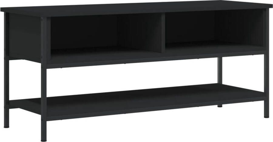 VidaXL -Tv-meubel-100x35x45-cm-bewerkt-hout-zwart