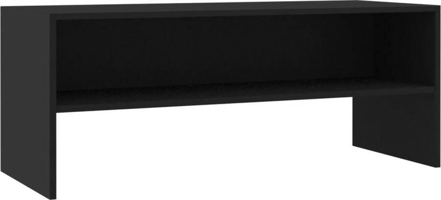 VidaXL Tv-meubel 100x40x40 cm spaanplaat zwart VDXL_800046