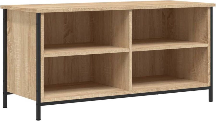 VidaXL -Tv-meubel-100x40x50-cm-bewerkt-hout-sonoma-eikenkleurig