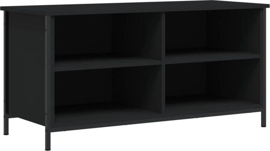 VidaXL -Tv-meubel-100x40x50-cm-bewerkt-hout-zwart