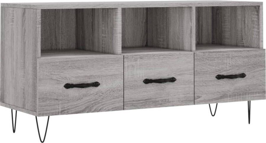 VidaXL -Tv-meubel-102x36x50-cm-bewerkt-hout-grijs-sonoma-eikenkleurig