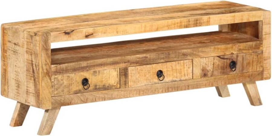 VidaXL -Tv-meubel-110x30x40-cm-massief-mangohout