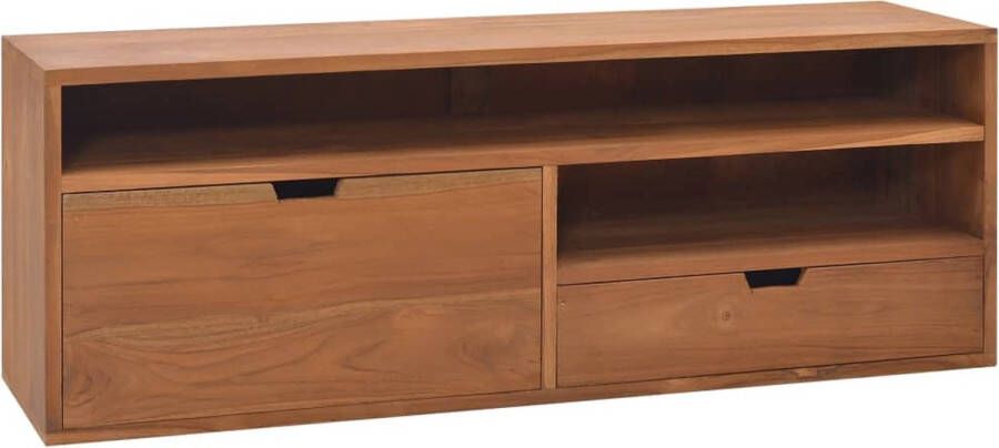 VidaXL -Tv-meubel-110x30x40-cm-massief-teakhout