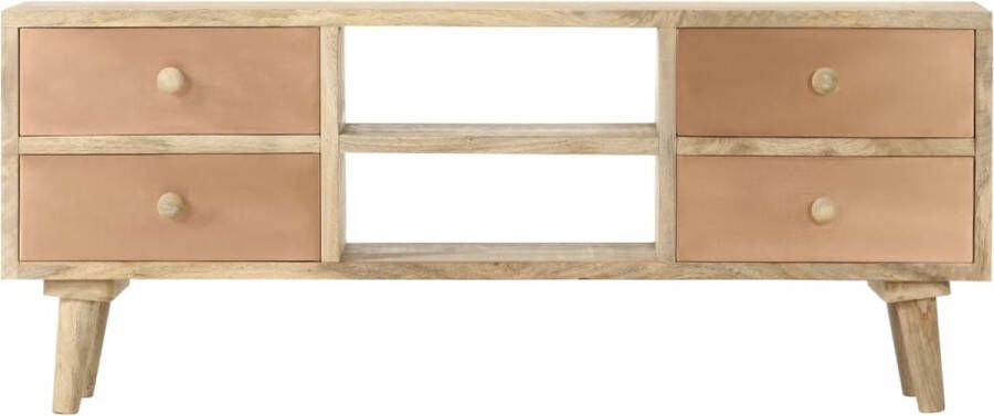 VidaXL -Tv-meubel-110x30x45-cm-massief-mangohout