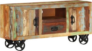 VidaXL Tv meubel 110x30x53 cm massief gerecycled hout