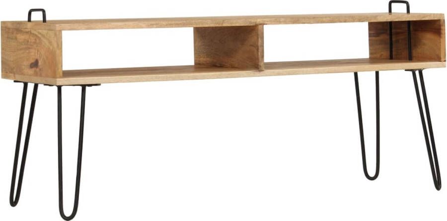 vidaXL Tv-meubel 110x35x45 cm massief mangohout