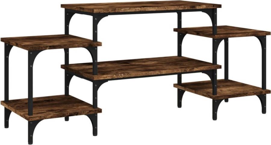 VidaXL -Tv-meubel-117x35x52-cm-bewerkt-hout-gerookt-eikenkleurig