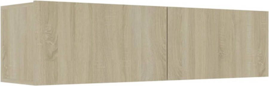 VidaXL -Tv-meubel-120x30x30-cm-bewerkt-hout-sonoma-eikenkleurig