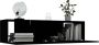 VidaXL -Tv-meubel-120x30x30-cm-bewerkt-hout-zwart - Thumbnail 4
