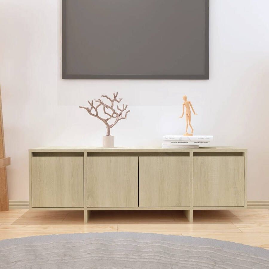 vidaXL Tv-meubel 120x30x40 5 cm spaanplaat sonoma eikenkleurig