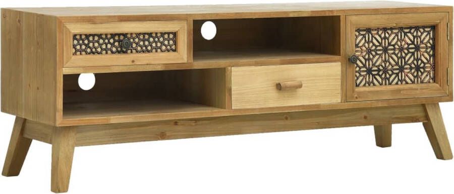 VidaXL Tv-meubel 120x30x42 cm bewerkt hout bruin VDXL_285768