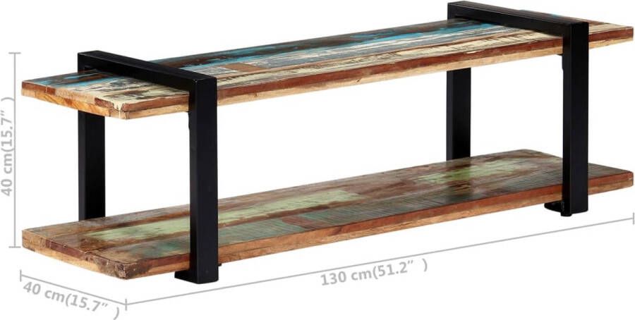 VidaXL -Tv-meubel-130x40x40-cm-massief-gerecycled-hout