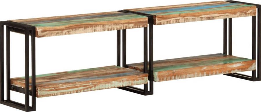 VidaXL -Tv-meubel-140x30x40-cm-massief-gerecycled-hout