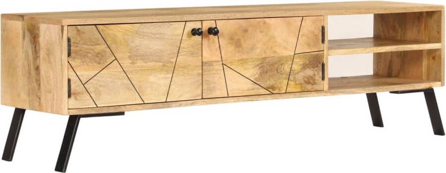 VidaXL -Tv-meubel-140x30x40-cm-massief-mangohout