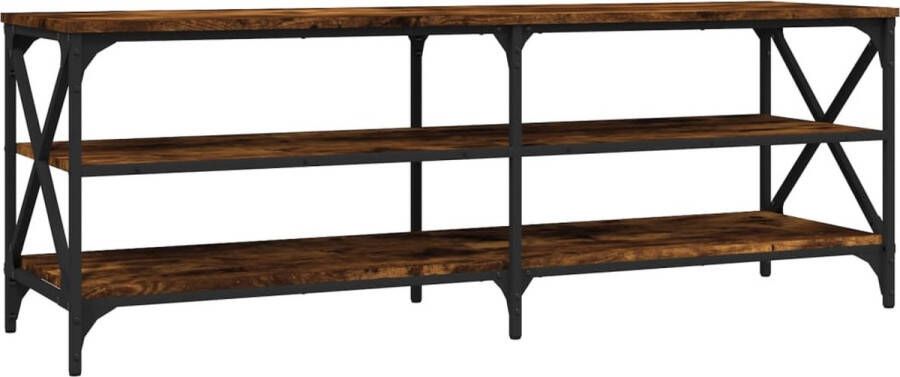 VidaXL -Tv-meubel-140x40x50-cm-bewerkt-hout-gerookt-eikenkleurig