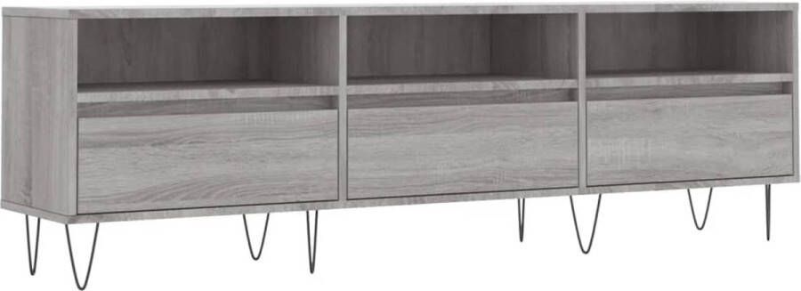 VidaXL -Tv-meubel-150x30x44 5-cm-bewerkt-hout-grijs-sonoma-eikenkleurig