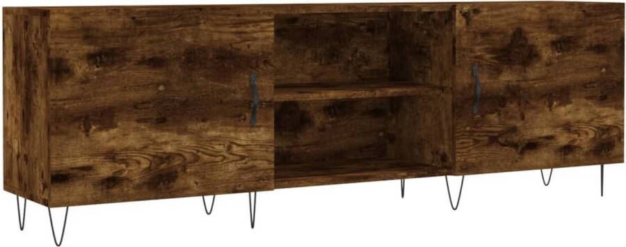 VidaXL -Tv-meubel-150x30x50-cm-bewerkt-hout-gerookt-eikenkleurig