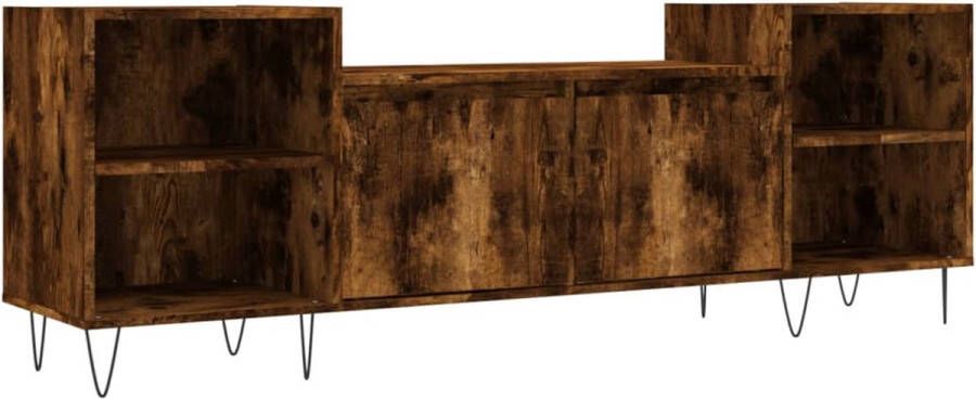 VidaXL -Tv-meubel-160x35x55-cm-bewerkt-hout-gerookt-eikenkleurig