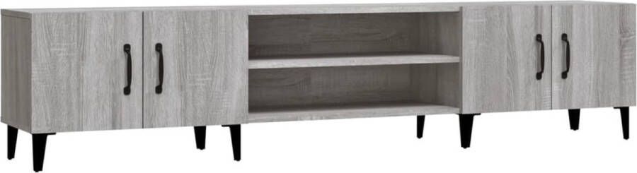 VidaXL -Tv-meubel-180x31 5x40-cm-bewerkt-hout-grijs-sonoma-eikenkleurig