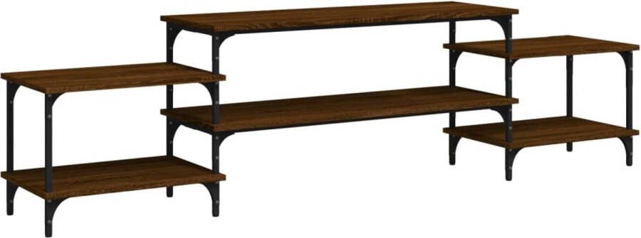 VidaXL -Tv-meubel-197x35x52-cm-bewerkt-hout-bruineikenkleurig
