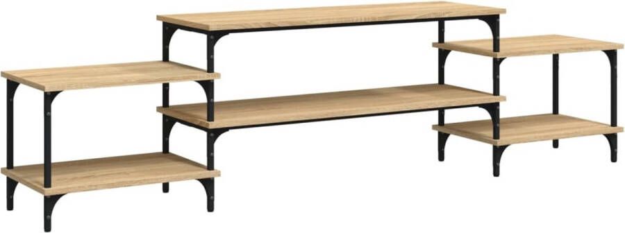 VidaXL -Tv-meubel-197x35x52-cm-bewerkt-hout-sonoma-eikenkleurig