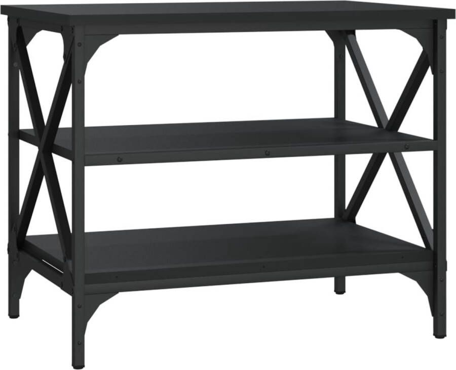 VidaXL -Tv-meubel-60x40x50-cm-bewerkt-hout-zwart