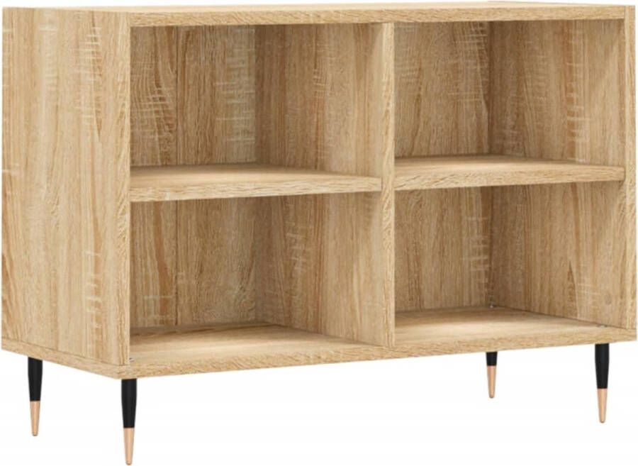 VidaXL -Tv-meubel-69 5x30x50-cm-bewerkt-hout-sonoma-eikenkleurig