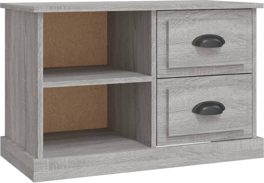 VidaXL -Tv-meubel-73x35 5x47 5-cm-bewerkt-hout-grijs-sonoma-eikenkleur