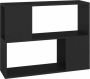 VidaXL -Tv-meubel-80x24x63-cm-spaanplaat-zwart - Thumbnail 1