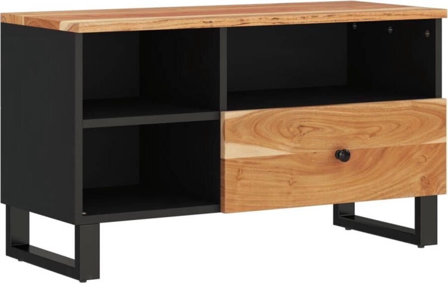 VidaXL -Tv-meubel-80x33x46-cm-massief-acaciahout-en-bewerkt-hout