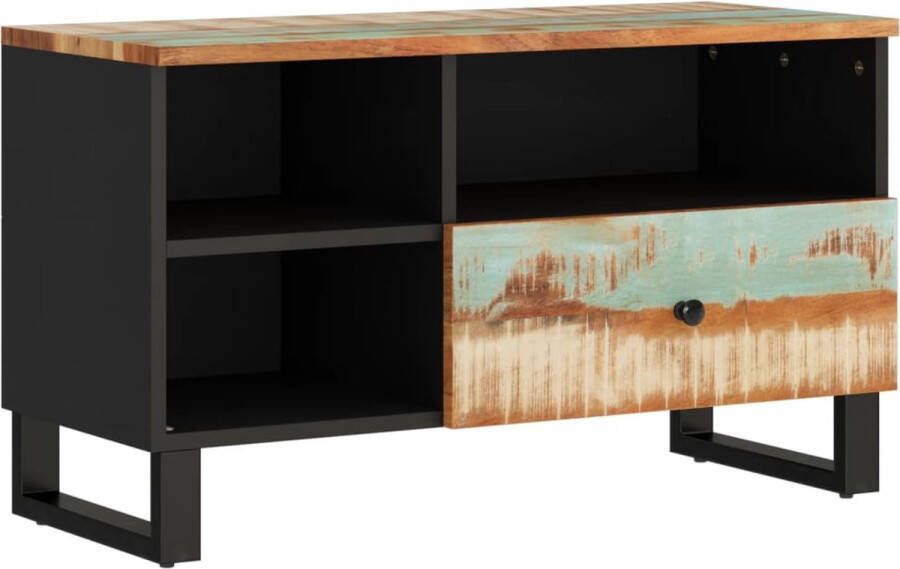 VidaXL -Tv-meubel-80x33x46-cm-massief-hergebruikt-hout-en-bewerkt-hout