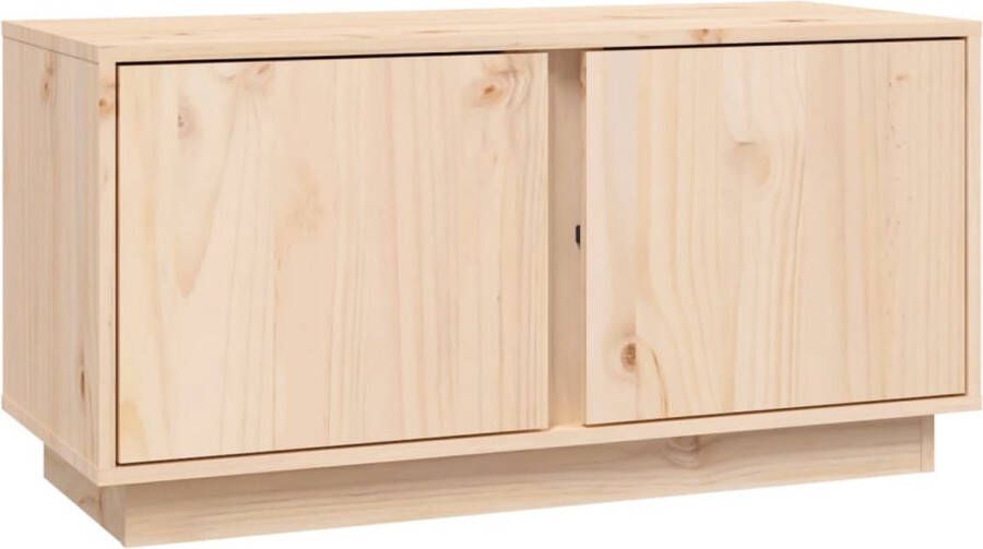 VidaXL -Tv-meubel-80x35x40 5-cm-massief-grenenhout
