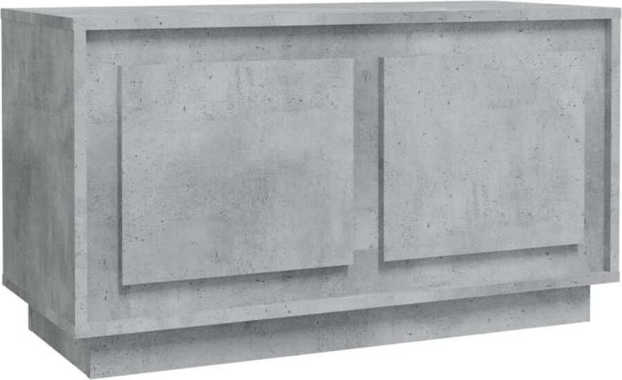 VidaXL -Tv-meubel-80x35x45-cm-bewerkt-hout-betongrijs