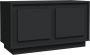 VidaXL -Tv-meubel-80x35x45-cm-bewerkt-hout-zwart - Thumbnail 1