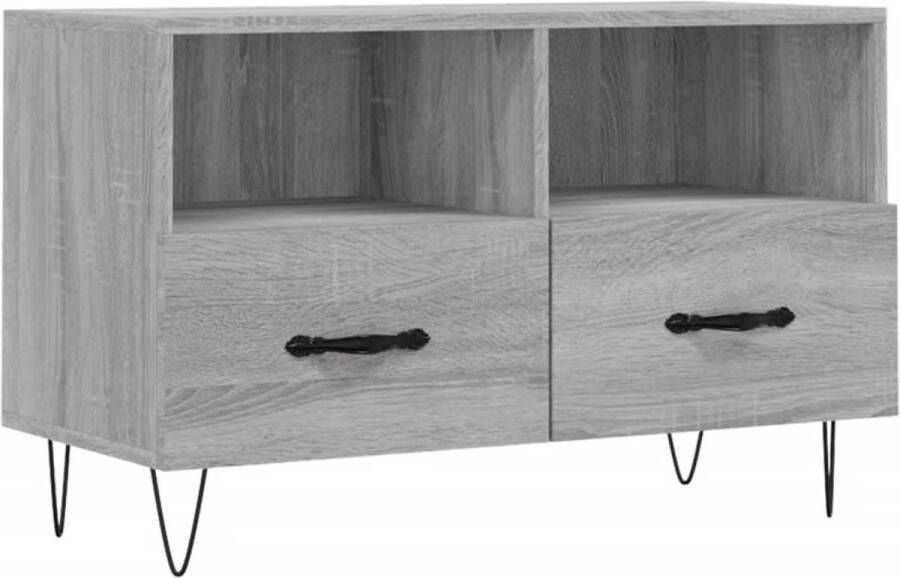 VidaXL -Tv-meubel-80x36x50-cm-bewerkt-hout-grijs-sonoma-eikenkleurig