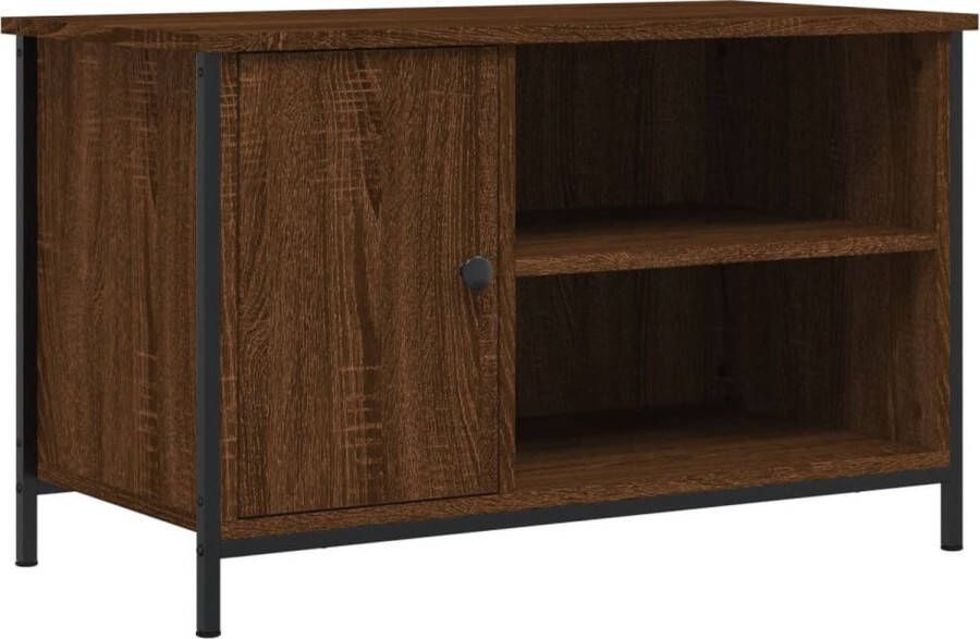 VidaXL -Tv-meubel-80x40x50-cm-bewerkt-hout-bruineikenkleurig