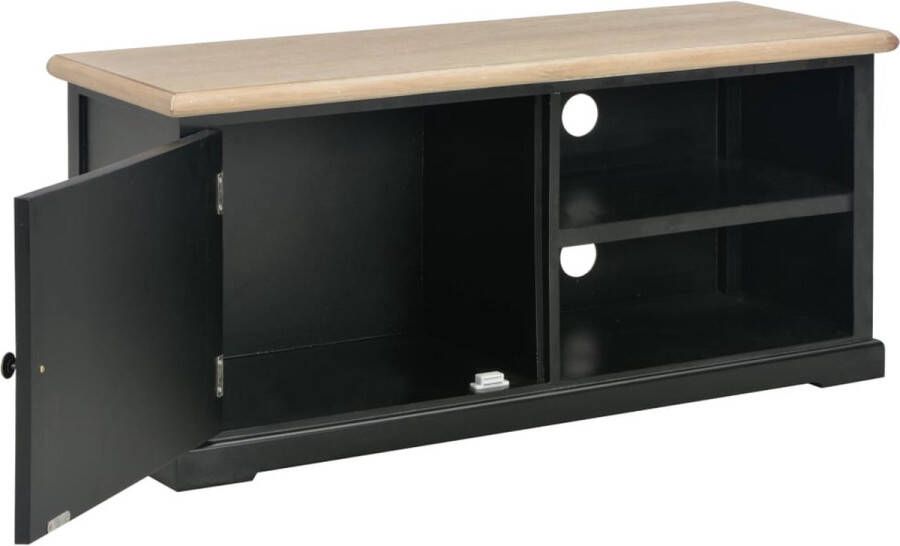 vidaXL Tv-meubel 90x30x40 cm hout zwart