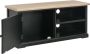 VidaXL Tv-meubel 90x30x40 cm hout zwart VDXL_249881 - Thumbnail 2