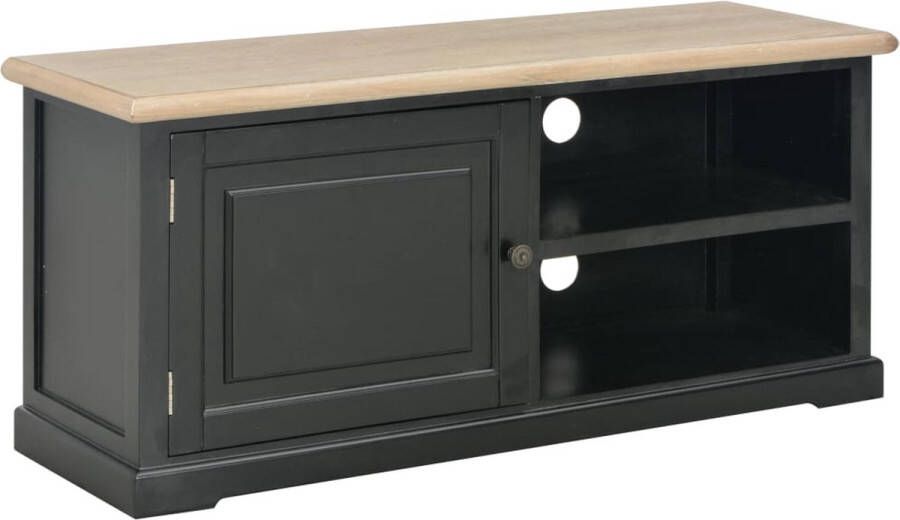 VidaXL Tv-meubel 90x30x40 cm hout zwart VDXL_249881