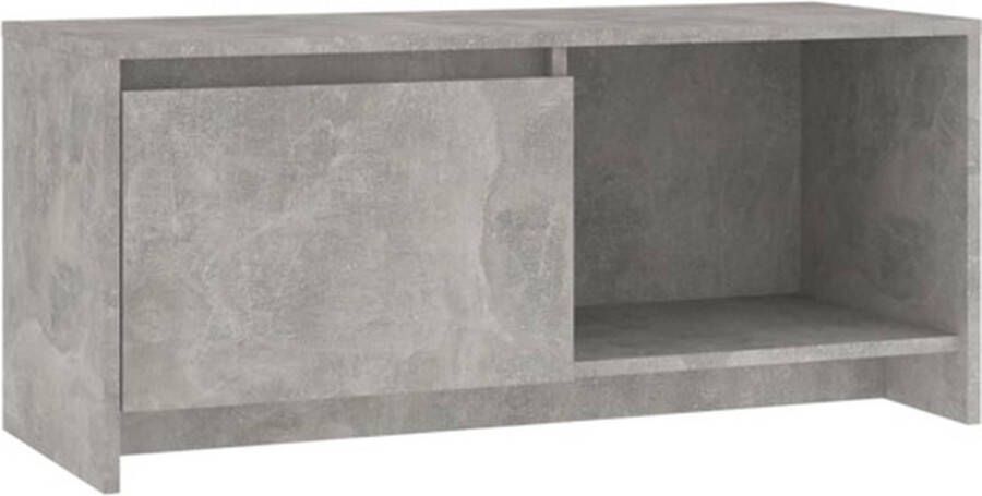 VidaXL Tv-meubel 90x35x40 cm bewerkt hout betongrijs