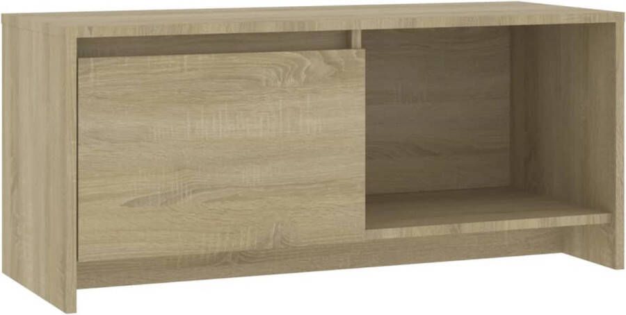 VidaXL -Tv-meubel-90x35x40-cm-spaanplaat-sonoma-eikenkleurig