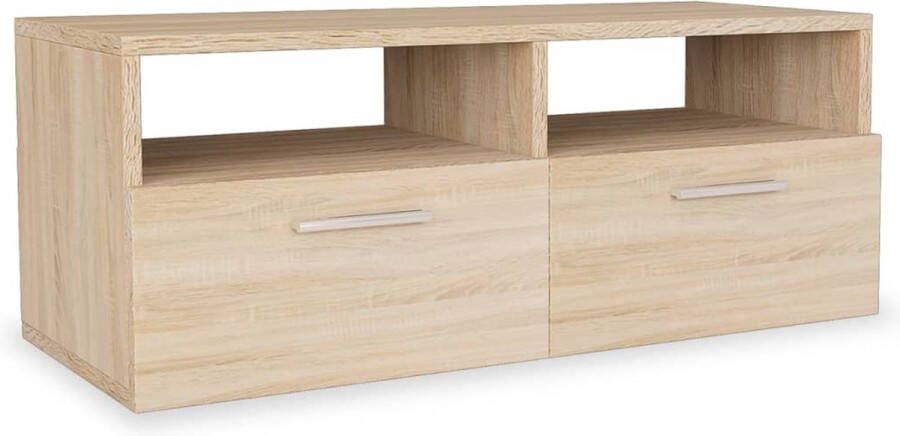 VidaXL Tv-meubel 95x35x36 cm spaanplaat eikenkleurig VDXL_244868